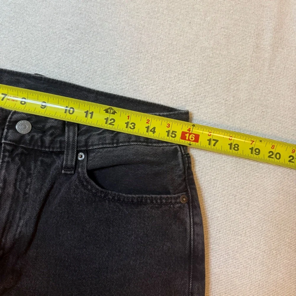 Levi's 578 Baggy Jeans Mens 30x30 Black Washed Wide Leg Denim Pants